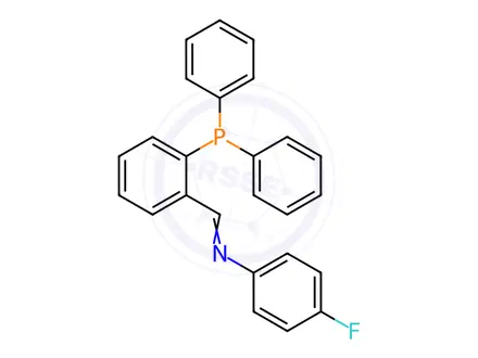 Chemical structure of N-(2-(Diphenylphosphino)benzylidene)-4-fluoroaniline