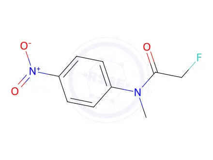 Chemical structure of 2-Fluoro-N-methyl-4'-nitroacetanilide