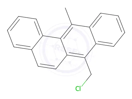 Chemical structure of 7-chloromethyl-12-methylbenz(a)anthracene