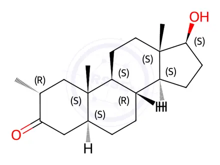 Chemical structure of Drostanolone