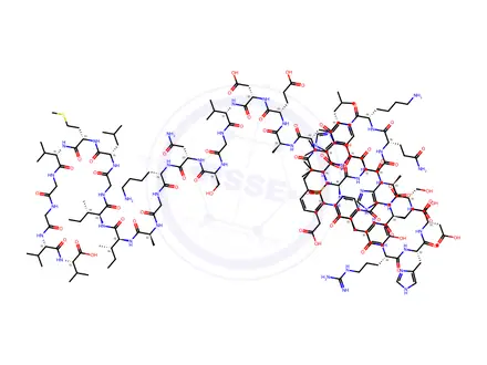 Chemical structure of (Cys0)-Amyloid Beta-Protein (1-40)