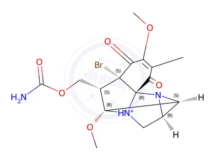 Chemical structure of (8aS)-8a-Bromoalbomitomycin A