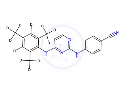 Chemical structure of Dapivirine-d11
