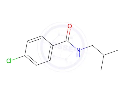 Chemical structure of 4-Chloro-N-isobutylbenzamide