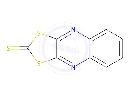 Chemical structure of Thioquinox
