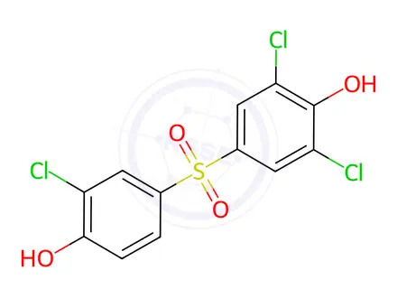 Chemical structure of Trichloro Bisphenol S