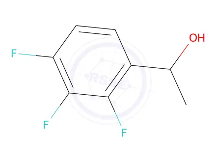 Chemical structure of 1-(2,3,4-Trifluorophenyl)ethan-1-ol