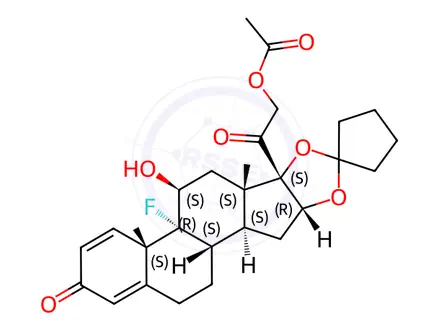 Chemical structure of Amcinonide