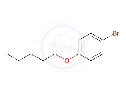 Chemical structure of 4-N-Amyloxybromobenzene