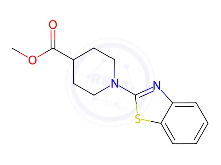 Chemical structure of Methyl 1-(1,3-benzothiazol-2-yl)piperidine-4-carboxylate