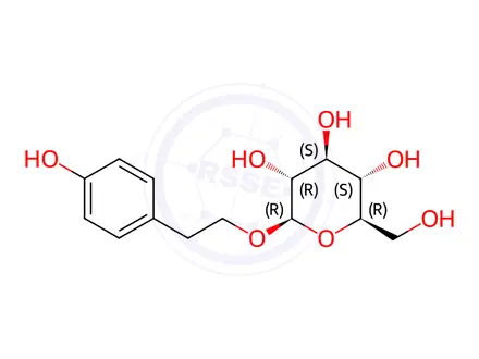 Chemical structure of Salidroside