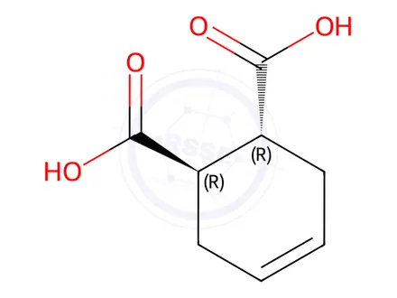 Chemical structure of (R,R)-Cyclohex-4-ene-1,2-dicarboxylic Acid