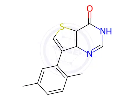 Chemical structure of 7-(2,5-Dimethylphenyl)thieno[3,2-d]pyrimidin-4-ol