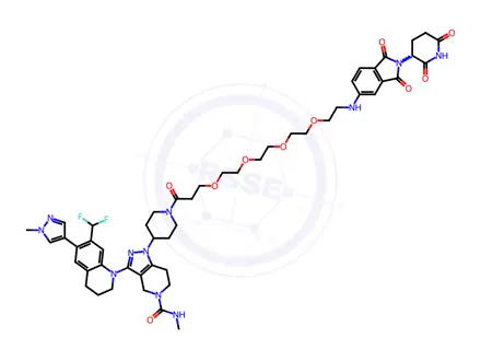 Chemical structure of dCBP-1