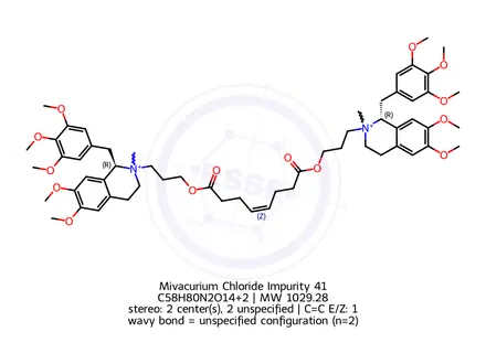 Chemical structure of Mivacurium Chloride Impurity 114