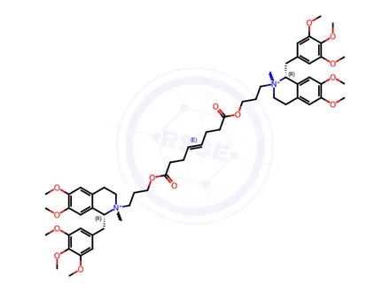 Chemical structure of Mivacurium Chloride