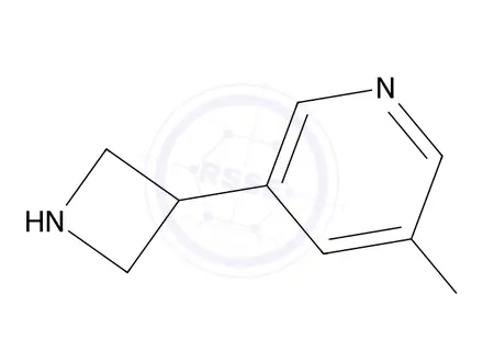 Chemical structure of 3-(3-Azetidinyl)-5-fluoropyridine