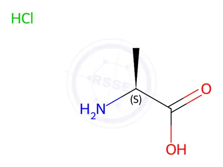 Chemical structure of Proline Impurity 1 Hydrochloride (Proline EP Impurity A Hydrochloride) (L-Alanine Hydrochloride)