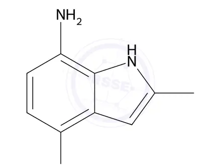 Chemical structure of 4-Fluoro-2-methyl-1H-indol-7-amine