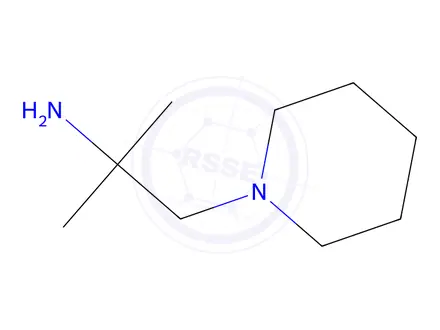 Chemical structure of 2-methyl-1-piperidino-2-propanamine