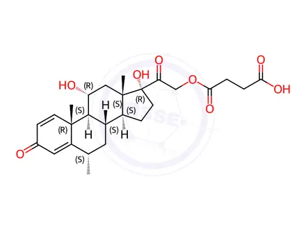 Chemical structure of Methylprednisolone Impurity 96