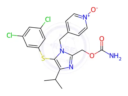 Chemical structure of Capravirine Impurity 9