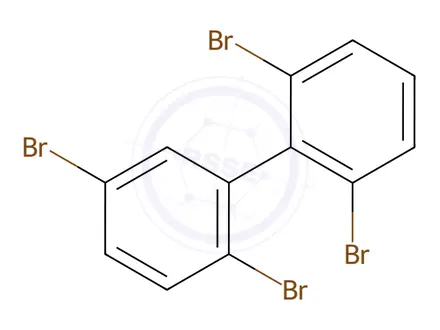 Chemical structure of PBB No. 53