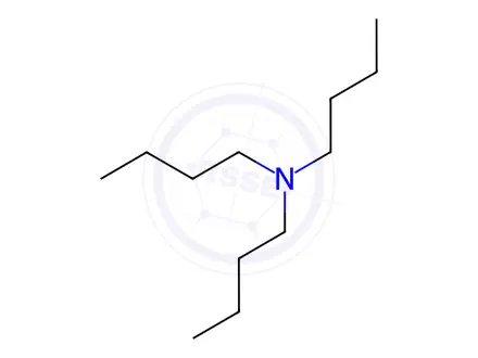 Chemical structure of Tributylamine in methanol