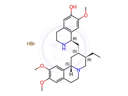 Chemical structure of Cephaeline Hydrobromide