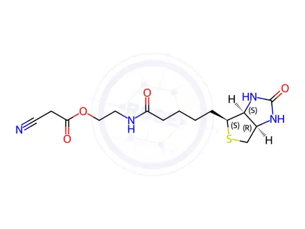 Chemical structure of Biotin Impurity 112