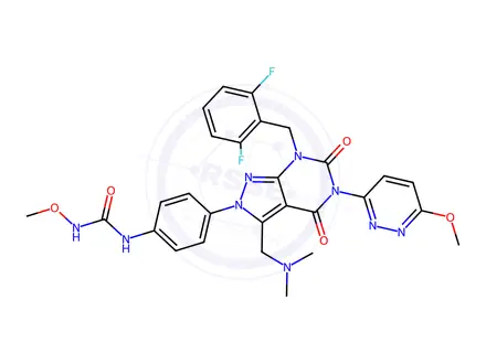 Chemical structure of GnRH antagonist 2
