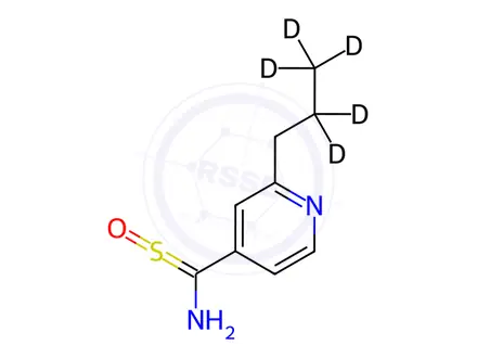 Chemical structure of Protionamide-d5 Sulfoxide