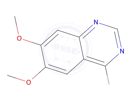 Chemical structure of 4-Bromo-6,7-dimethoxyquinazoline