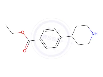 Chemical structure of Ethyl 4-(piperidin-4-yl)benzoate hydrochloride