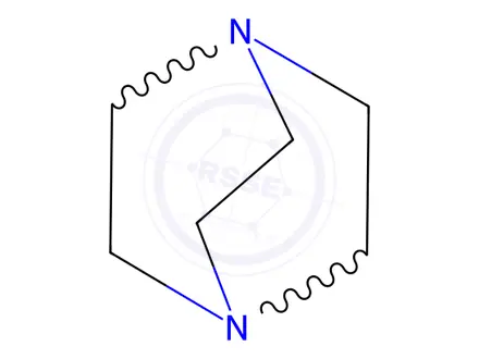 Chemical structure of Trimetazidine Hydrochloride Impurity 17