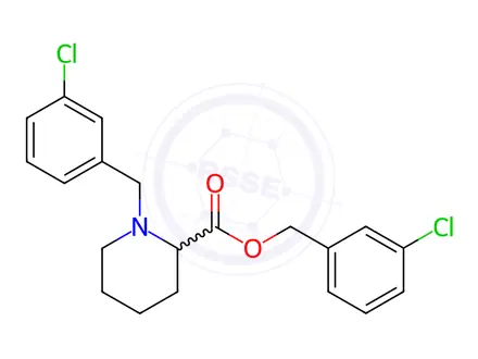 Chemical structure of 3-Chlorobenzyl 1-(3-chlorobenzyl)piperidine-2-carboxylate