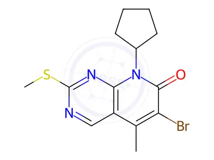Chemical structure of Palbociclib Impurity 101