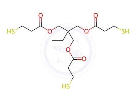 Chemical structure of TRIMETHYLOLPROPANE TRIS(3-MERCAPTOPROPIONATE)