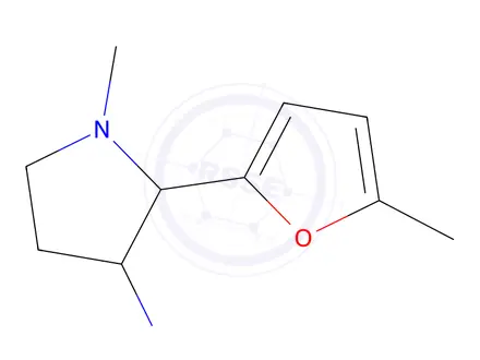 Chemical structure of 1-Methyl-2-(5-methylfuran-2-yl)pyrrolidin-3-amine