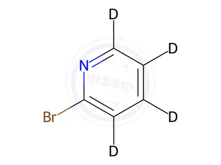 Chemical structure of 2-Bromopyridine-d4