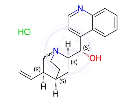 Chemical structure of Cinchonidine Dihydrochloride