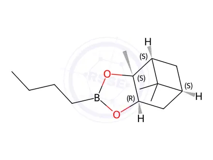 Chemical structure of (3aS,4S,6S,7aR)-2-Butylhexahydro-3a,5,5-trimethyl-4,6-methano-1,3,2-benzodioxaborole