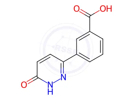 Chemical structure of 3-(6-Oxo-1,6-dihydropyridazin-3-yl)benzoic acid