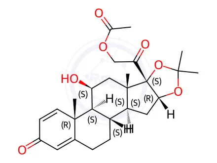 Chemical structure of Budesonide Impurity 162