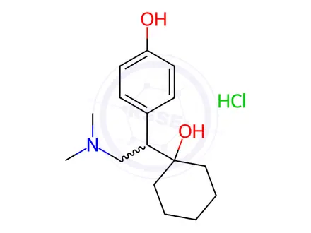 Chemical structure of Desvenlafaxine Hydrochloride