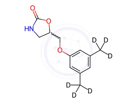 Chemical structure of Metaxalone-d6 (1189944-95-3)