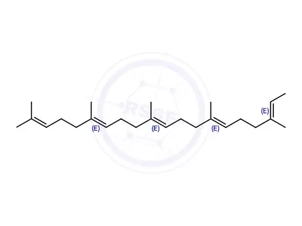 Chemical structure of 2,6,10,14,18-Eicosapentaene, 2,6,10,14,18-pentamethyl-, (6Z,10Z,14Z,18Z)-