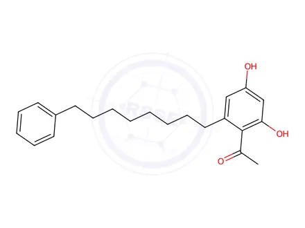 Chemical structure of kneglomeratanone A