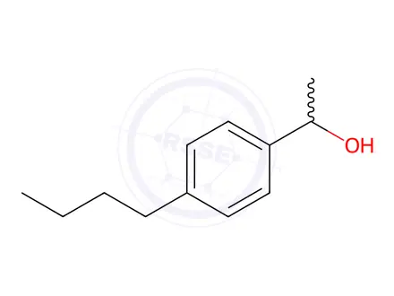 Chemical structure of 1-(4-Butylphenyl)ethan-1-ol