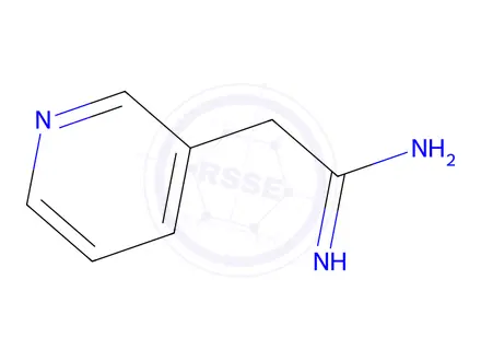 Chemical structure of 2-(pyridin-3-yl)ethanimidamide